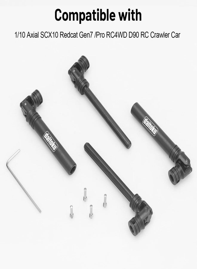 daitoku Steel Centre Drive Shaft CVD Driveshaft Upgrade Parts 105-155mm for 1/10 Axial SCX10 Redcat Gen7 /Pro RC4WD D90 RC Crawler Car (2PCS) - Image 3